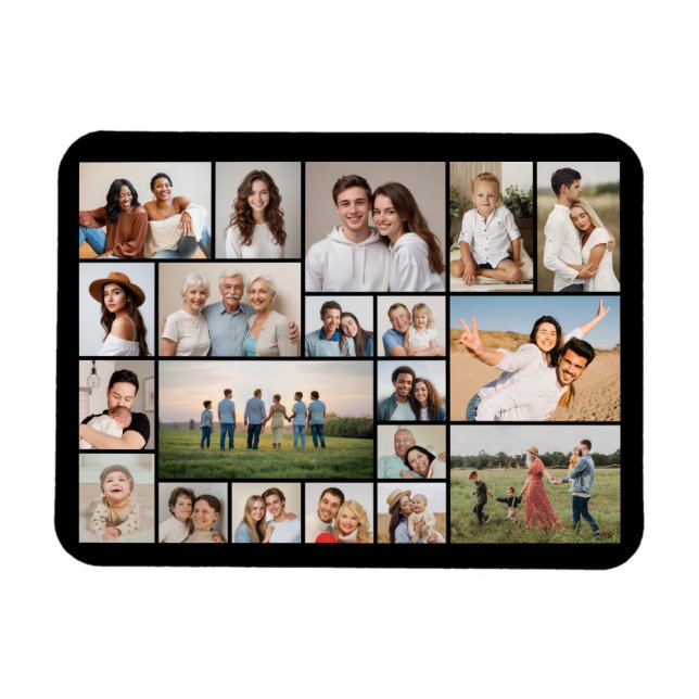 Magnet Flexible Créez votre propre collection de photos 20 (Horizontal)