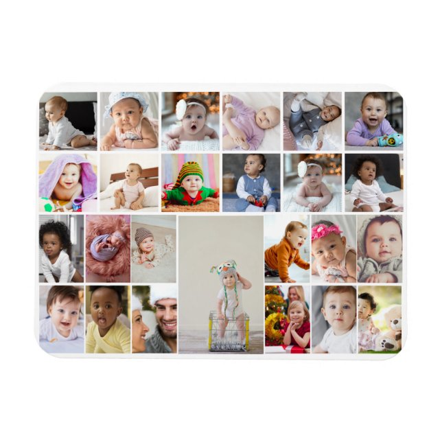 Magnet Flexible Créez votre propre collection de photos 25 Art enc (Horizontal)