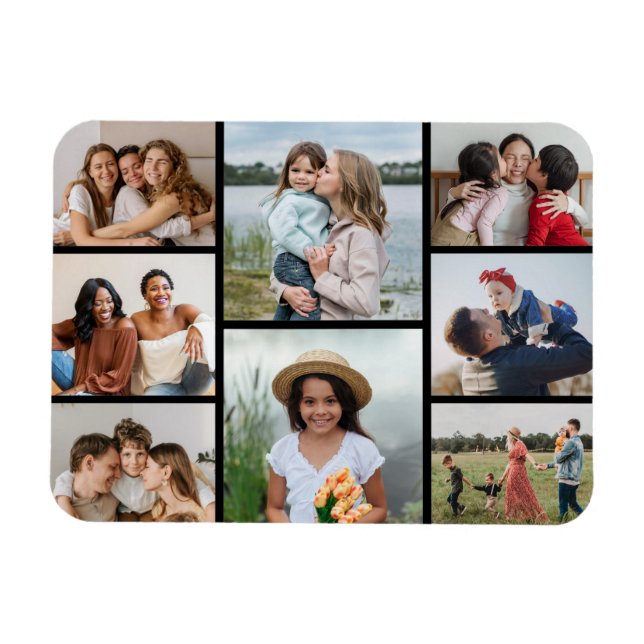 Magnet Flexible Créez votre propre collection de photos 8 (Horizontal)