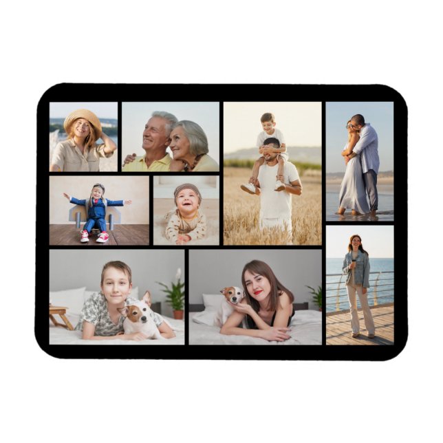 Magnet Flexible Créez votre propre collection de photos 9 (Horizontal)