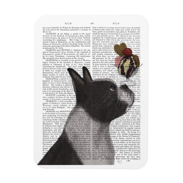 Magnet Flexible Crème glacée Boston Terrier (Vertical)