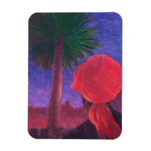 Magnet Flexible Crépuscule rouge Jodhpur 2012 de turban