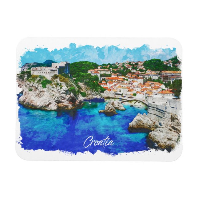 Magnet Flexible Croatie Panorama Voyage (Horizontal)