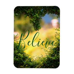 Magnet Flexible Croire Motivationnel, Inspirationnel Aimant Coeu