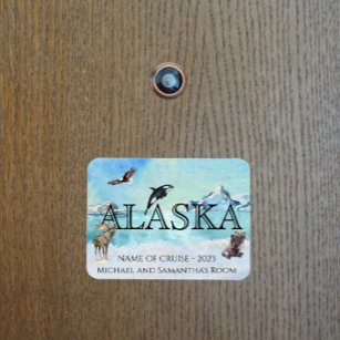 Magnet Flexible Croisière en Alaska Croisière sur mesure Ours Moos