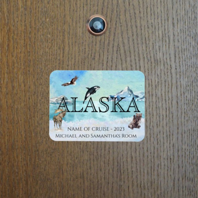 Magnet Flexible Croisière en Alaska Croisière sur mesure Ours Moos (Créateur téléchargé)