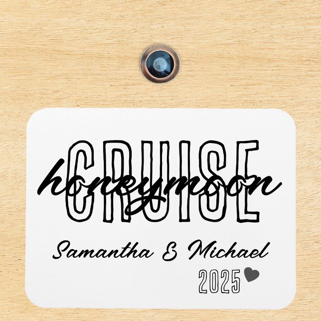 Magnet Flexible Croisière Lune De Miel Élégante Simple Personnalis (Créateur téléchargé)