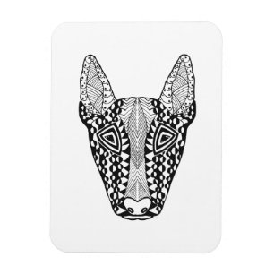 Magnet Flexible Croquis de bull-terrier