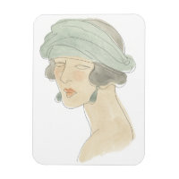 Croquis de mode Flapper - Portrait