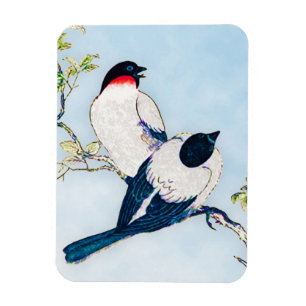 Magnet Flexible Croquis d'encre japonaise vintage