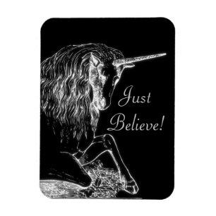 Magnet Flexible Croyez juste la licorne