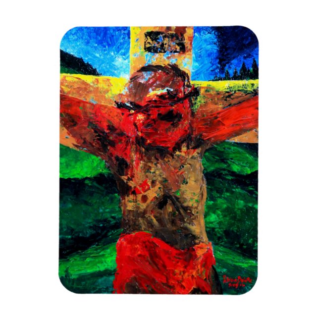 Magnet Flexible Crucifixion - il est terminé 2009 (Vertical)