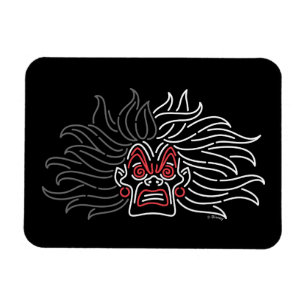 Magnet Flexible Cruela de Vil  Visage néon