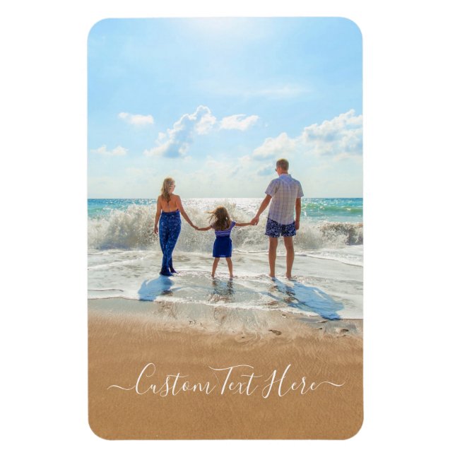 Magnet Flexible Custom Photo et texte - Your Own Design - Family (Vertical)