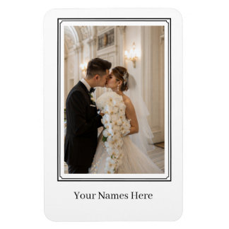Magnet Flexible Custom Wedding Potrait 