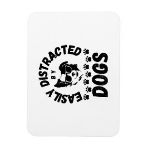 Magnet Flexible Cute Facilement Distrait par Chiens amoureux des a