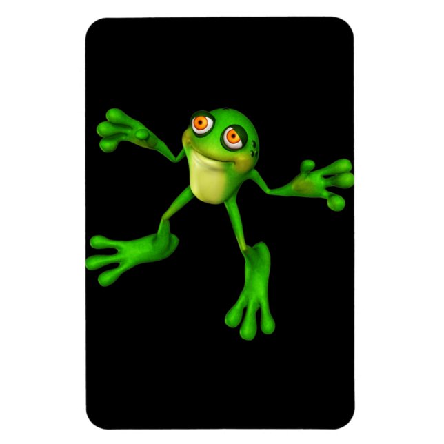 Magnet Flexible Cute Froggy verte (Vertical)