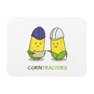 Magnet Flexible Cute Funny Corn Entrepreneurs Punny Humour