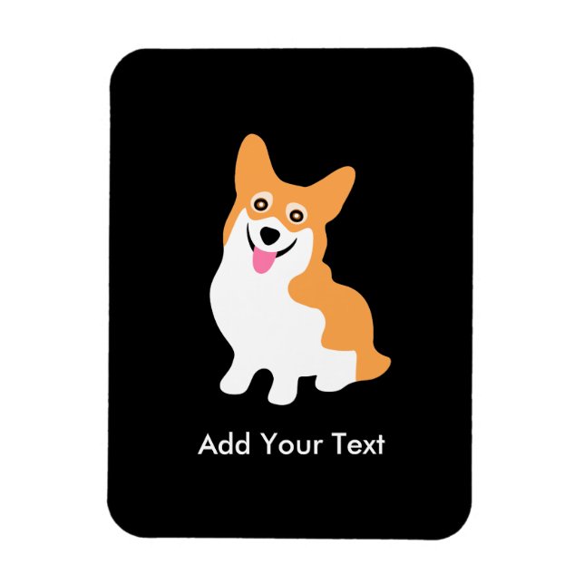 Magnet Flexible Cute galloise Pembroke Corgi Puppy (Vertical)