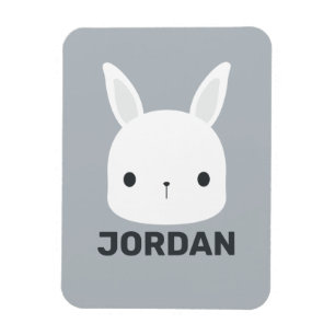 Magnet Flexible Cute Little Bunny Rabbit with Personalized