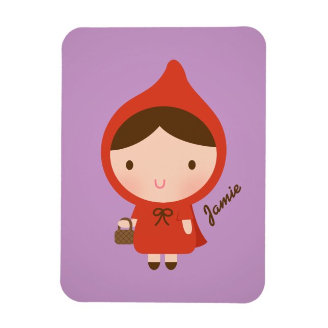 Magnet Flexible Cute Little Red Riding Hood Fairytale pour les fil (Vertical)
