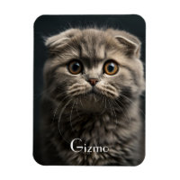 Cute Moderne Réfrigérateur Chat Pet Photo