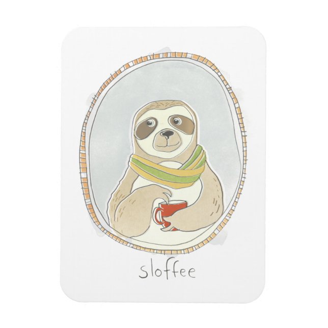 Magnet Flexible Cutie caféinée | Emplacement (Vertical)