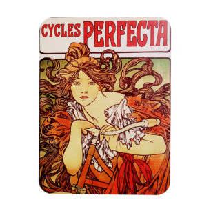 Magnet Flexible Cycles Perfecta d'Alphonse Mucha