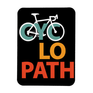 Magnet Flexible Cyclopath Bicycle Drôle Cyclisme