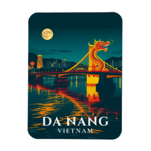 Magnet Flexible Da Nang Dragon Bridge Vietnam Travel