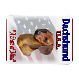 Magnet Flexible Dachshund USA