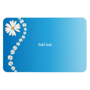 Magnet Flexible Daisy Design Modèle Aimant photo flexible