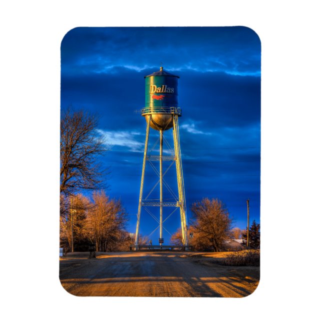 Magnet Flexible Dallas, SD Water Tower (Vertical)