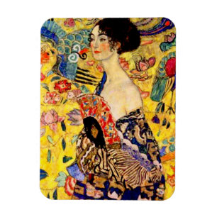 Magnet Flexible Dame Gustav Klimt avec ventilateur