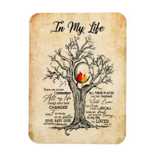 Magnet Flexible Dans ma vie Je Me Souviens De Toute Ma Vie Tout Ce