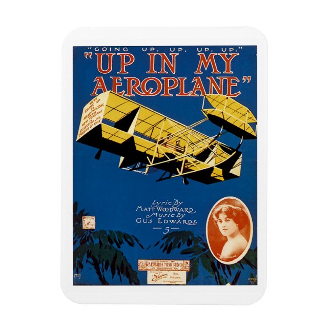 Magnet Flexible Dans mon avion (Vertical)