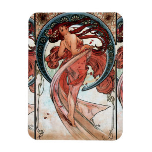 Magnet Flexible Danse d'Alfons Mucha 1898