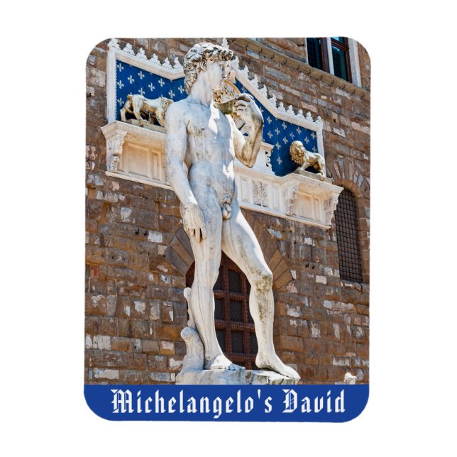 Magnet Flexible David de Michel-Ange - Florence, Toscane, Italie (Vertical)