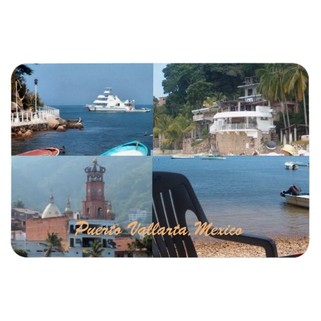 Magnet Flexible De nombreuses vues de Puerto Vallarta (Horizontal)
