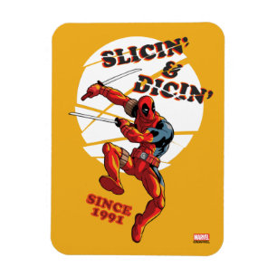 Magnet Flexible Deadpool   Slicin' & Dicin' depuis 1991