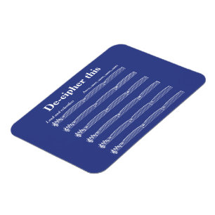 Magnet Flexible Déchiffrer cet aimant