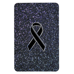Magnet Flexible Décor noir en ruban