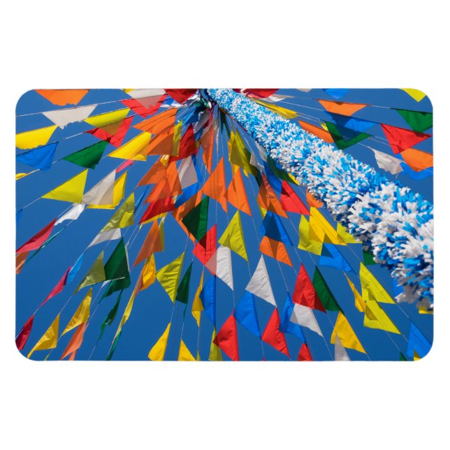 Magnet Flexible Décoration du drapeau triangle (Horizontal)