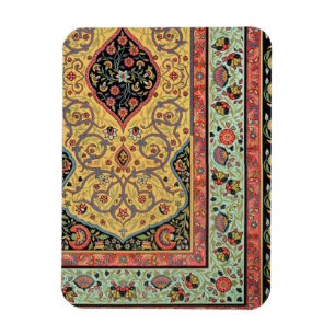 Magnet Flexible Décoration persane, plat XXV 'd'Orn polychrome