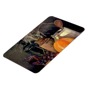 Magnet Flexible Décorations d'automne sur table, Citrouille, Fruit