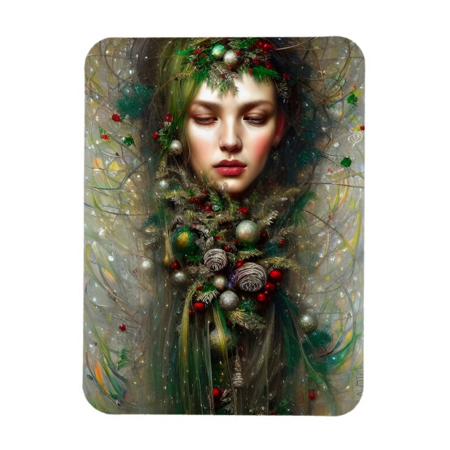 Magnet Flexible Déesse de Noël (Vertical)