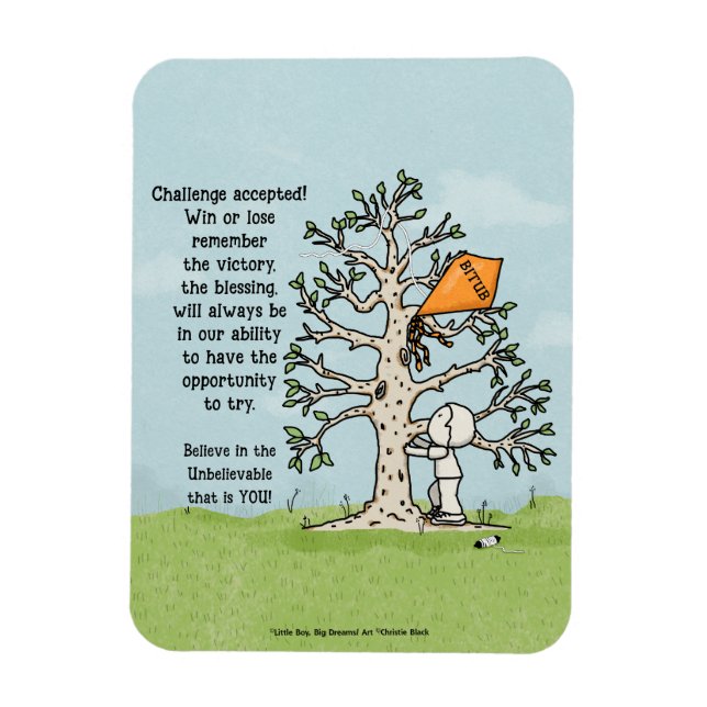 Magnet Flexible Défi accepté ! (Vertical)