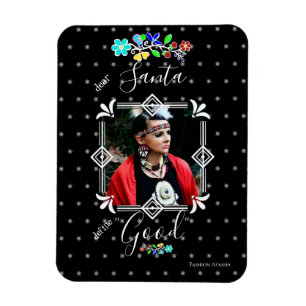 Magnet Flexible Définir bon cher Père Noël Noël vacances photo