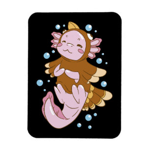 Magnet Flexible Déguisement de dinde Axolotl Amusant
