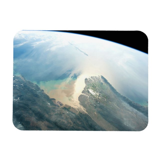 Magnet Flexible Delta De La Rivière Irrawaddy En Birmanie (Myanmar (Horizontal)